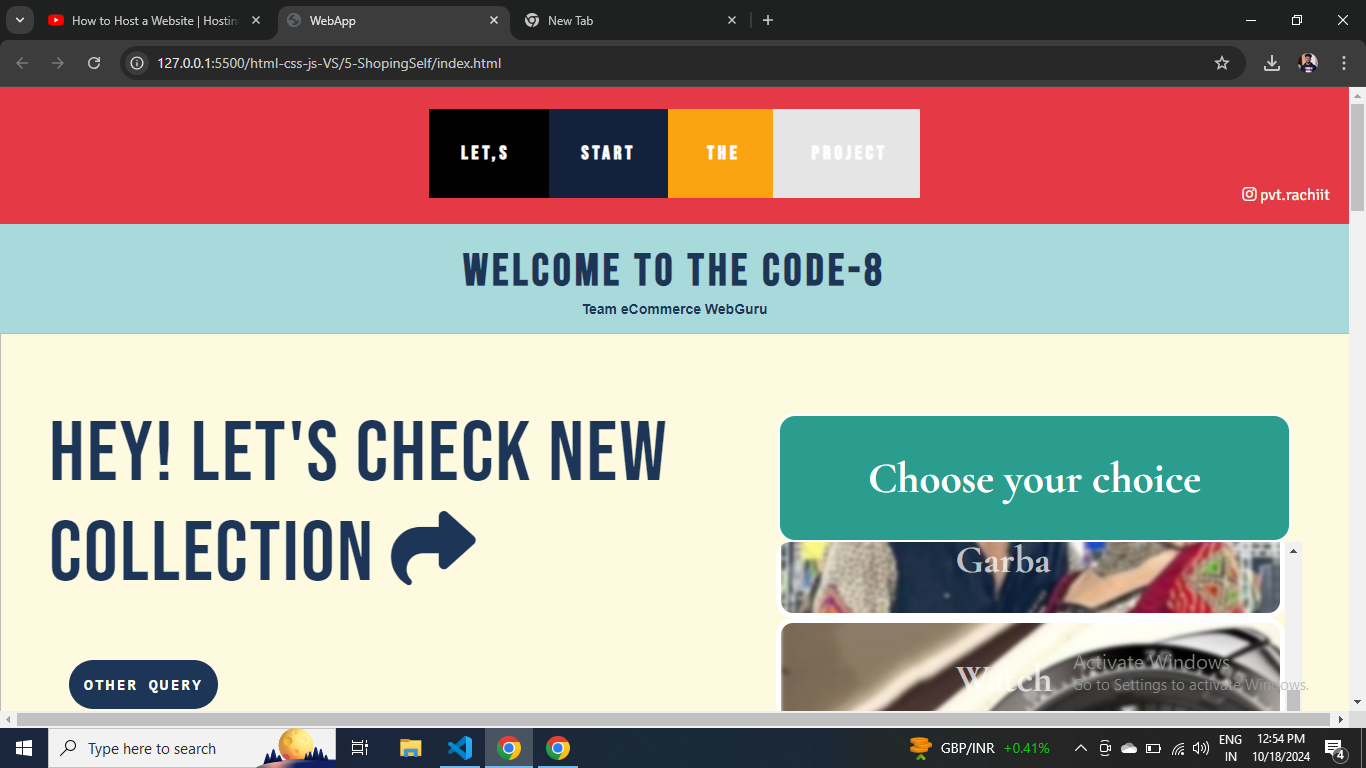 Project Overview Screenshot